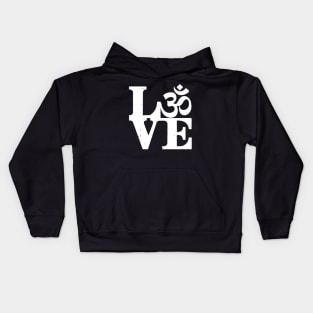 Om love Kids Hoodie